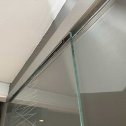 Glasschiebetür Schiene